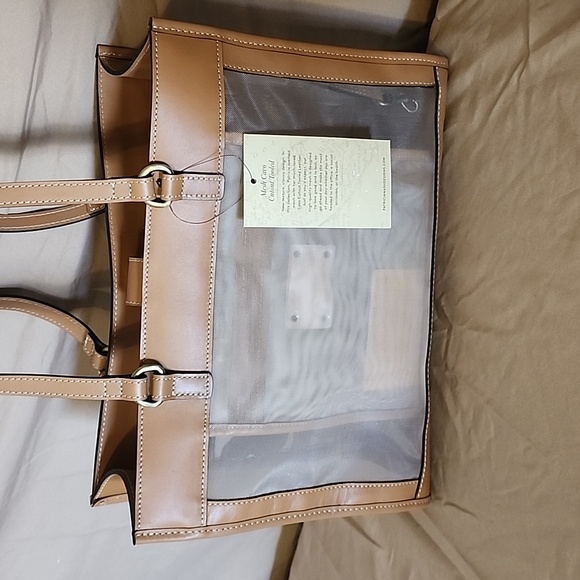 PATRICIA NASH Gianella Tote Mesh Cavo Appllique Tooled - Picture 7 of 10